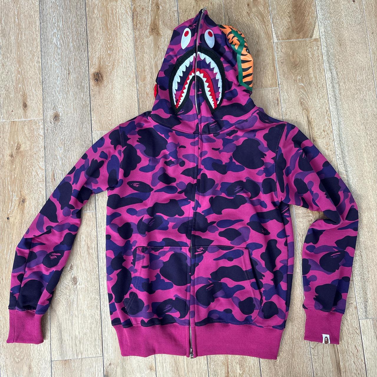 MEGA ABC CAMO DETACHABLE HOODIE PUFFER DOWN JACKET | Depop