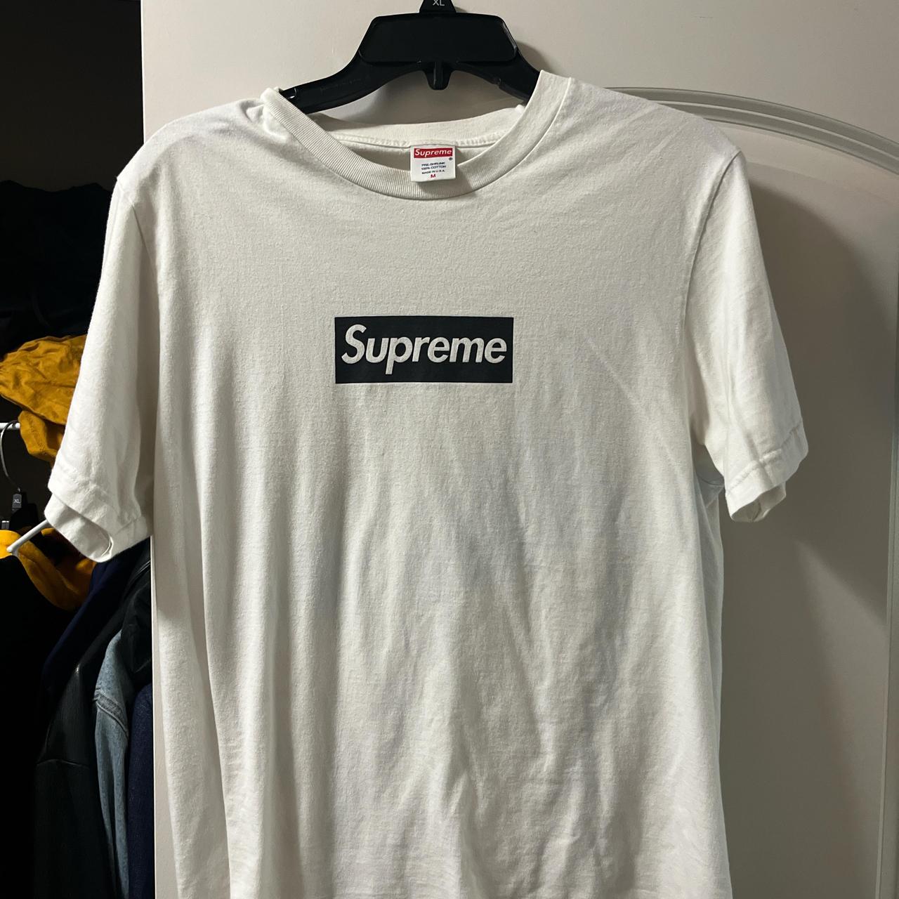 2016 Supreme Paris Box Logo Tee Depop