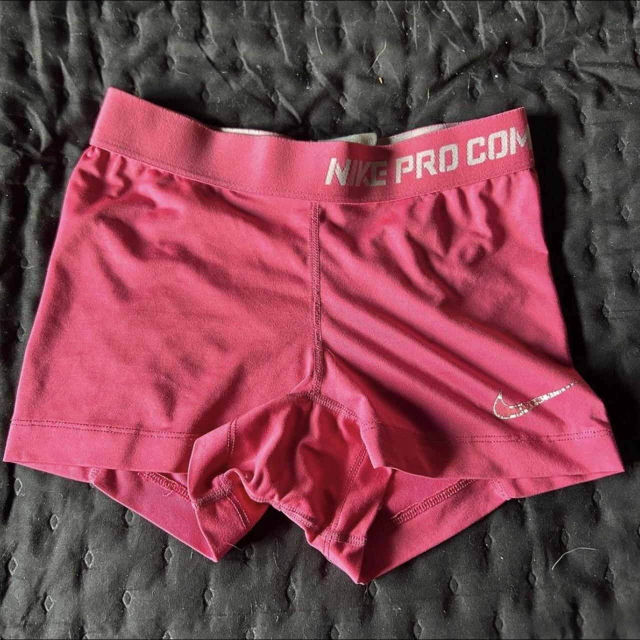 womens nike pink shorts