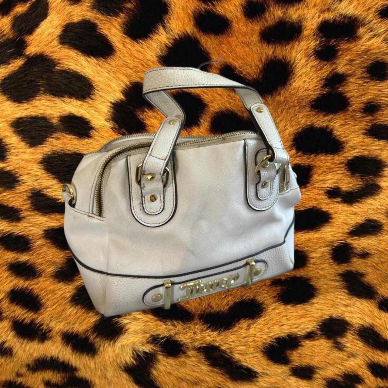 Juicy Couture Women S White And Gold Bag Depop