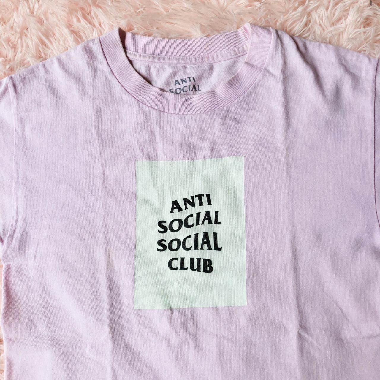 Anti Box Logo Pink Anti Social Social Club Shirts New Anti Social