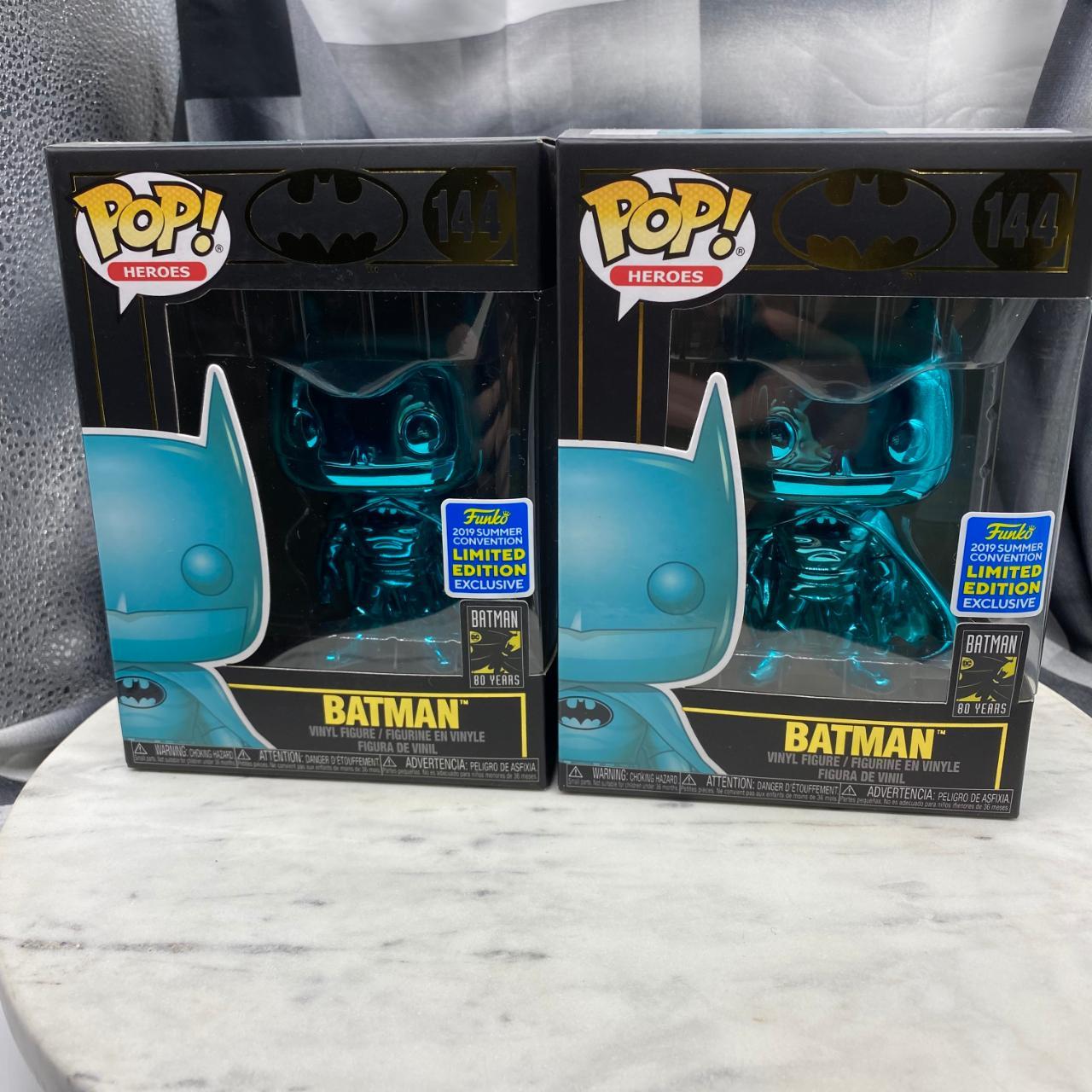 Pair Super Heroes 144 Batman Teal Chrome Vaulted. Depop