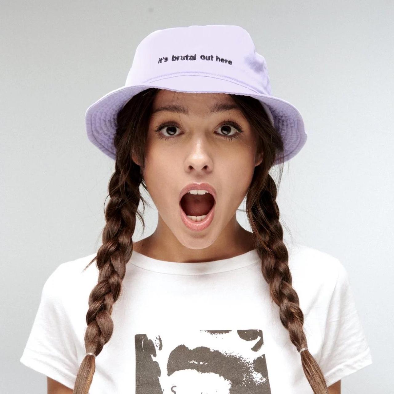Women's Purple Hat Depop