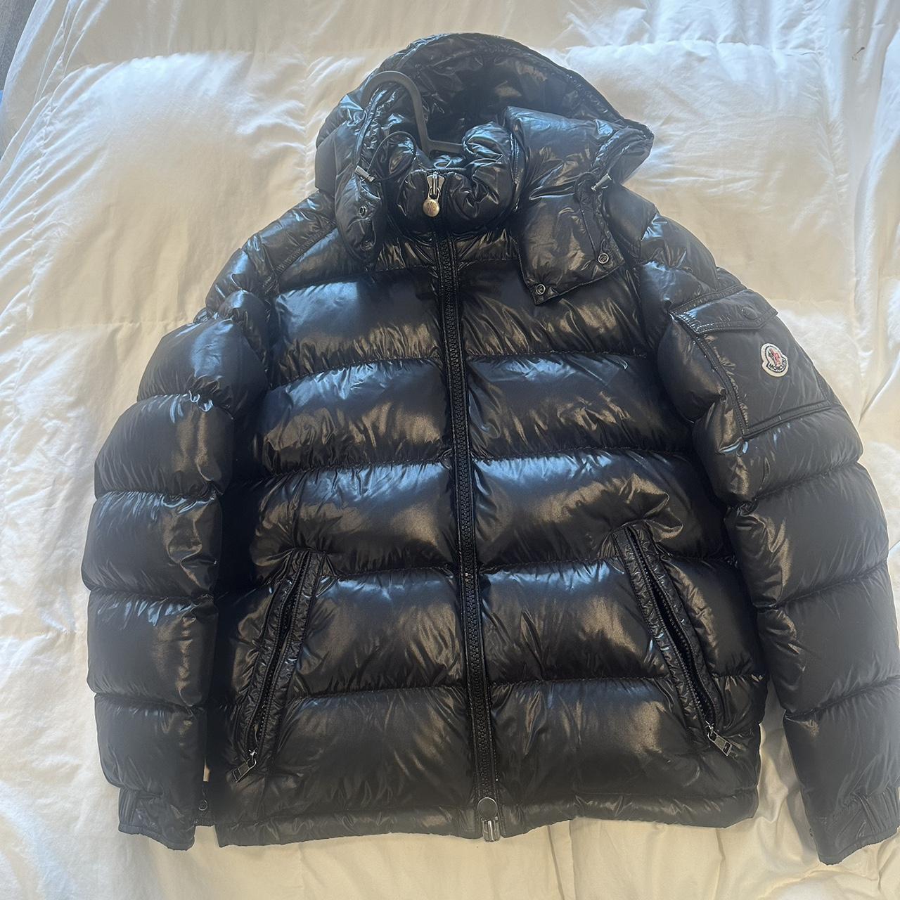 Moncler Maya down jacket. Size 1 Black very slighty...