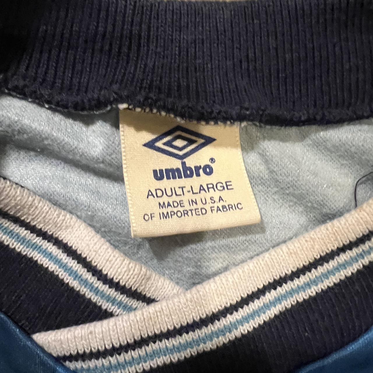 Umbro Men's Blue T-shirt | Depop