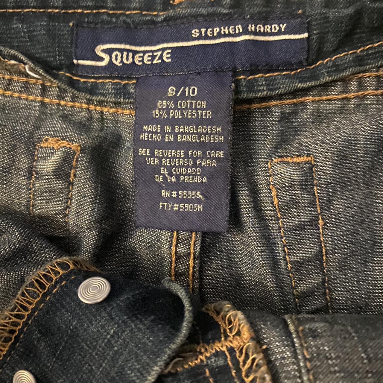 y2k denim squirt from squeeze girls in size 9/10 no... Depop