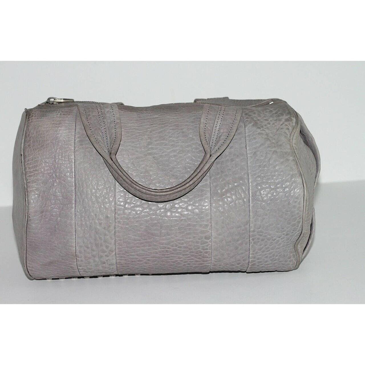 ALEXANDER WANG Taupe Grey Dumbo Leather Rose Gold... - Depop