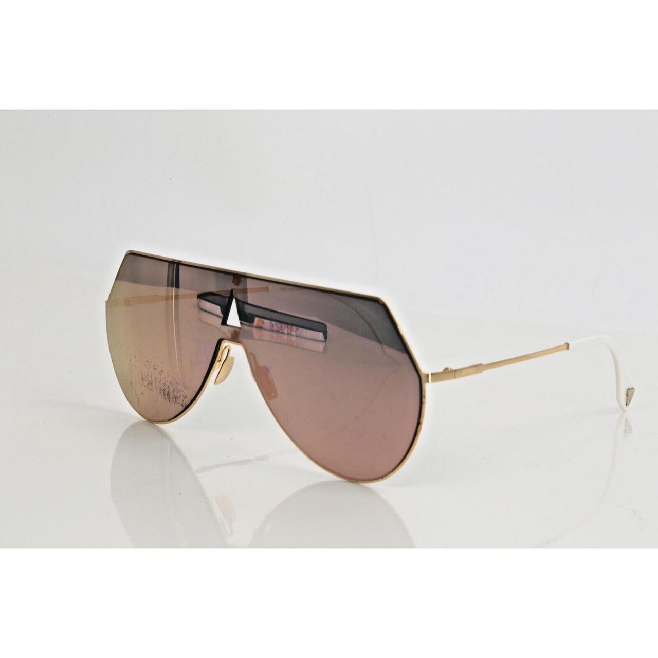 Fendi eyeline cheap gold sunglasses