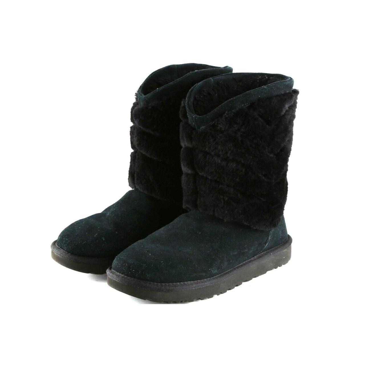 UGG Black Tania Genuine Shearling Winter Mid High Depop