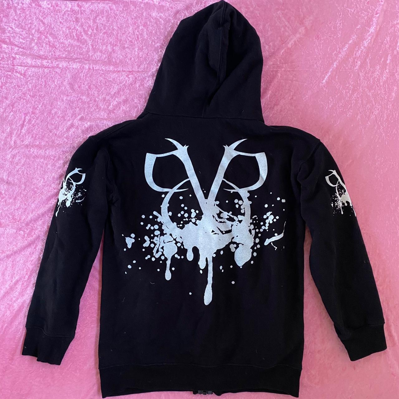 Black Veil Brides / BVB print hoodie This hoodie is... Depop