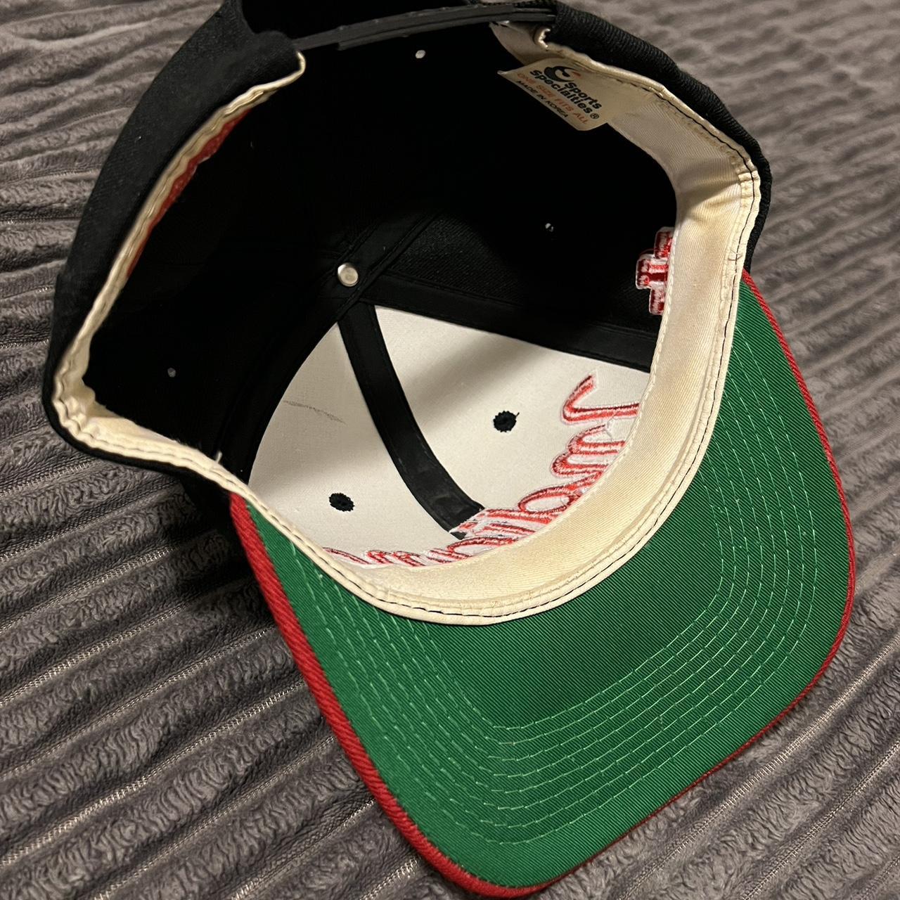 Vintage University of Louisville 3 stripe trucker - Depop