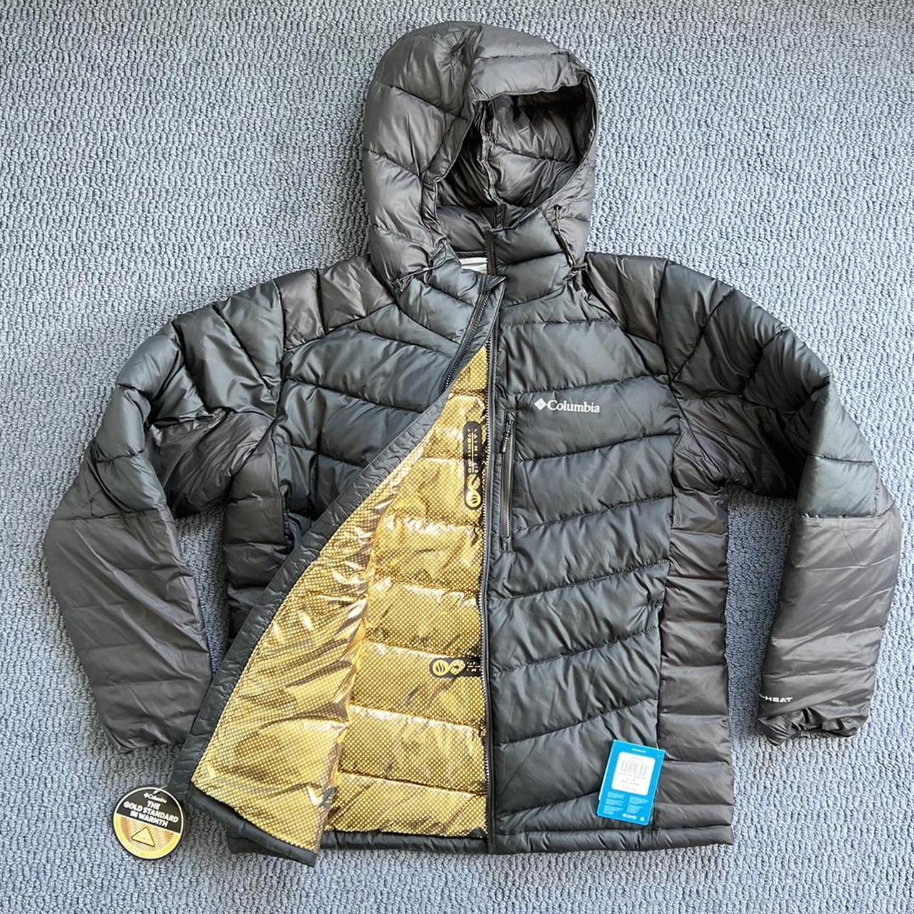 Columbia Sportswear Women's Grey and Yellow Jacket | Depop