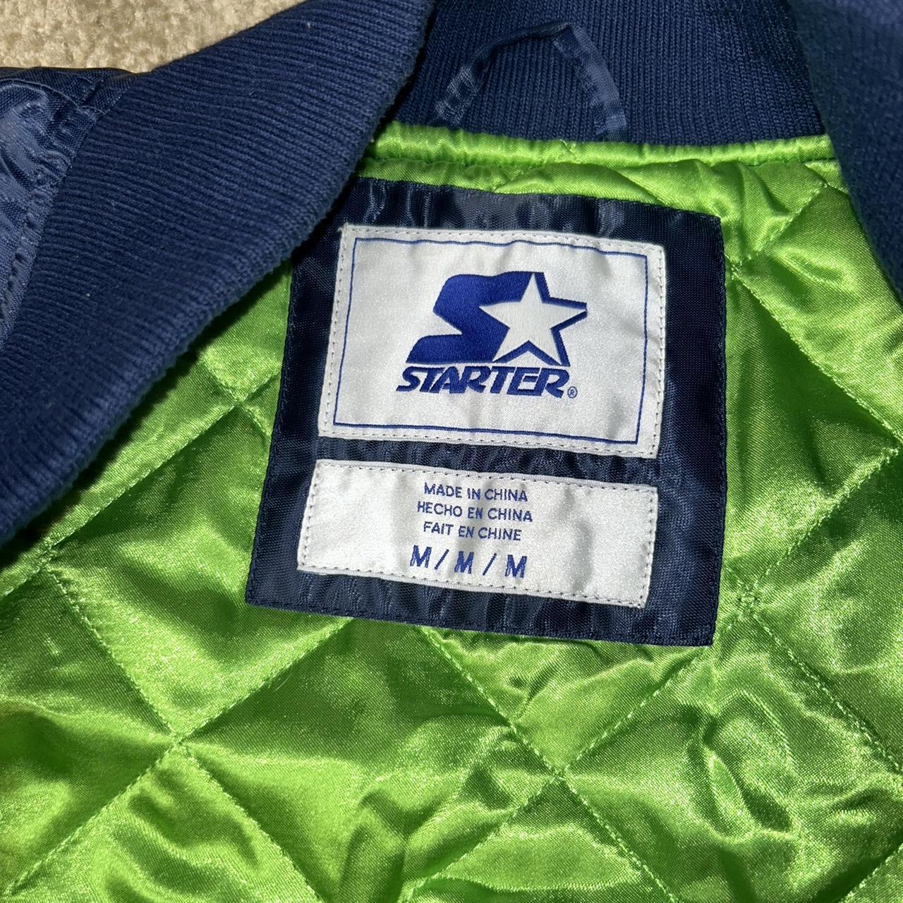 Seahawks Starter Jacket Size mens M Great - Depop