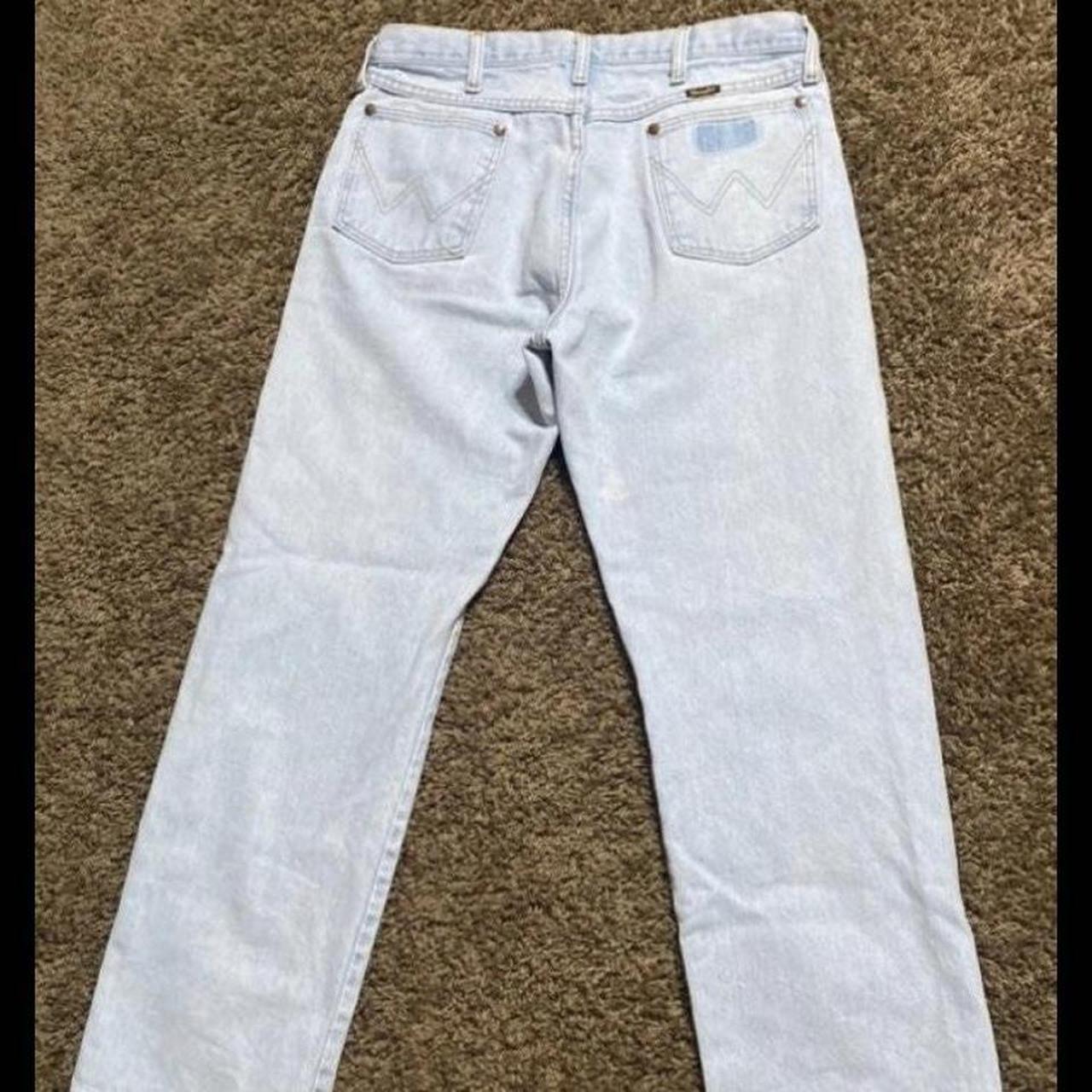 White wash hot sale wrangler jeans