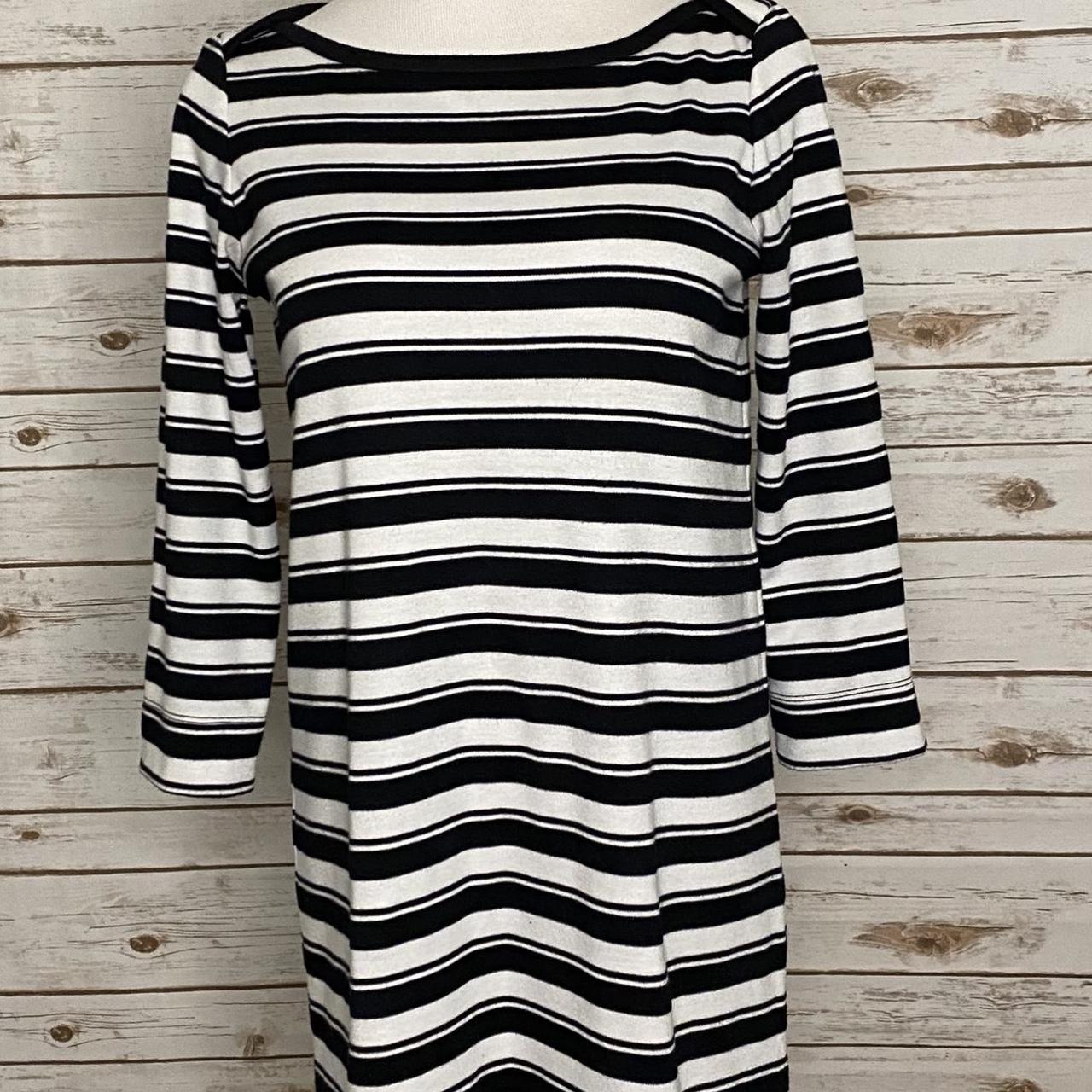 Ann taylor loft 2025 black and white dress