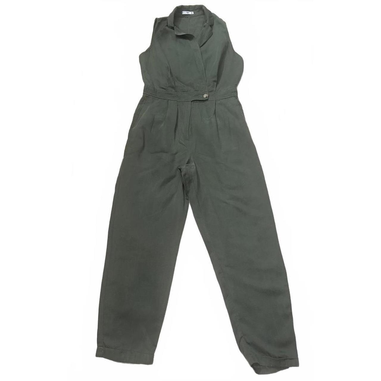 Mango Women's Jumpsuits and rompers - Khaki/Green - M – Mango (MNG) olive green classic casual Cassidi …