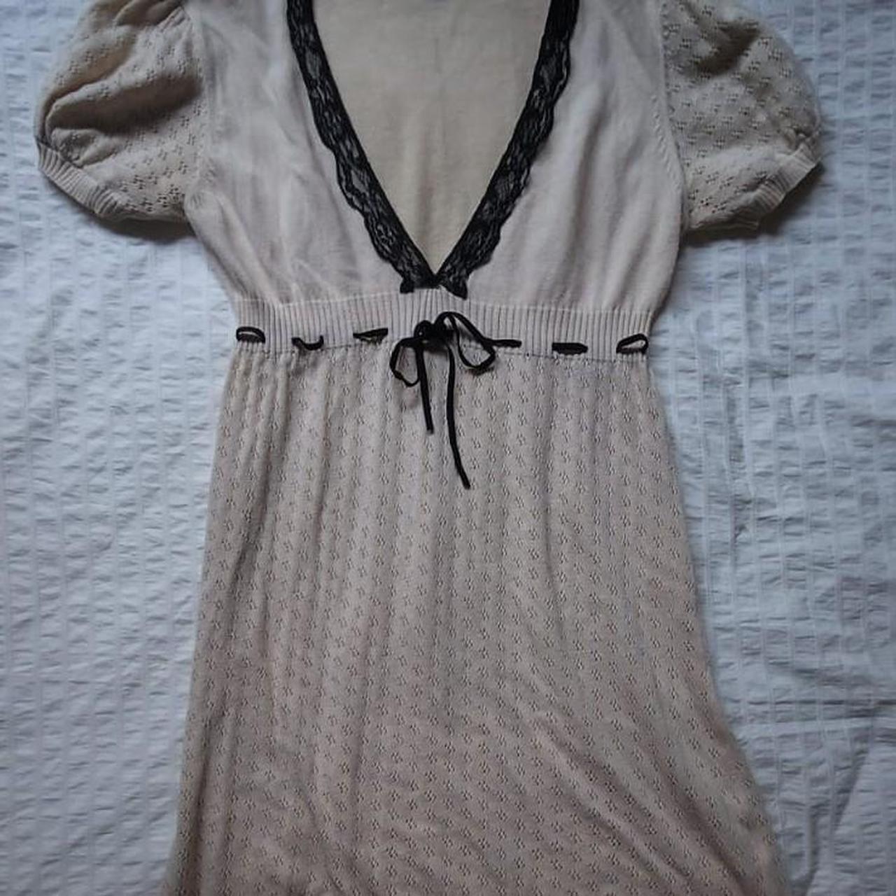 Super cute baby doll dress with lace trimming... - Depop