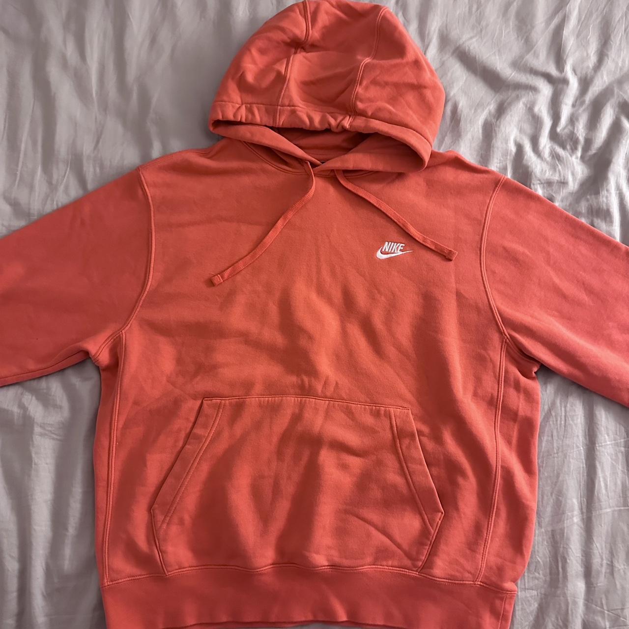 nike coral hoodie