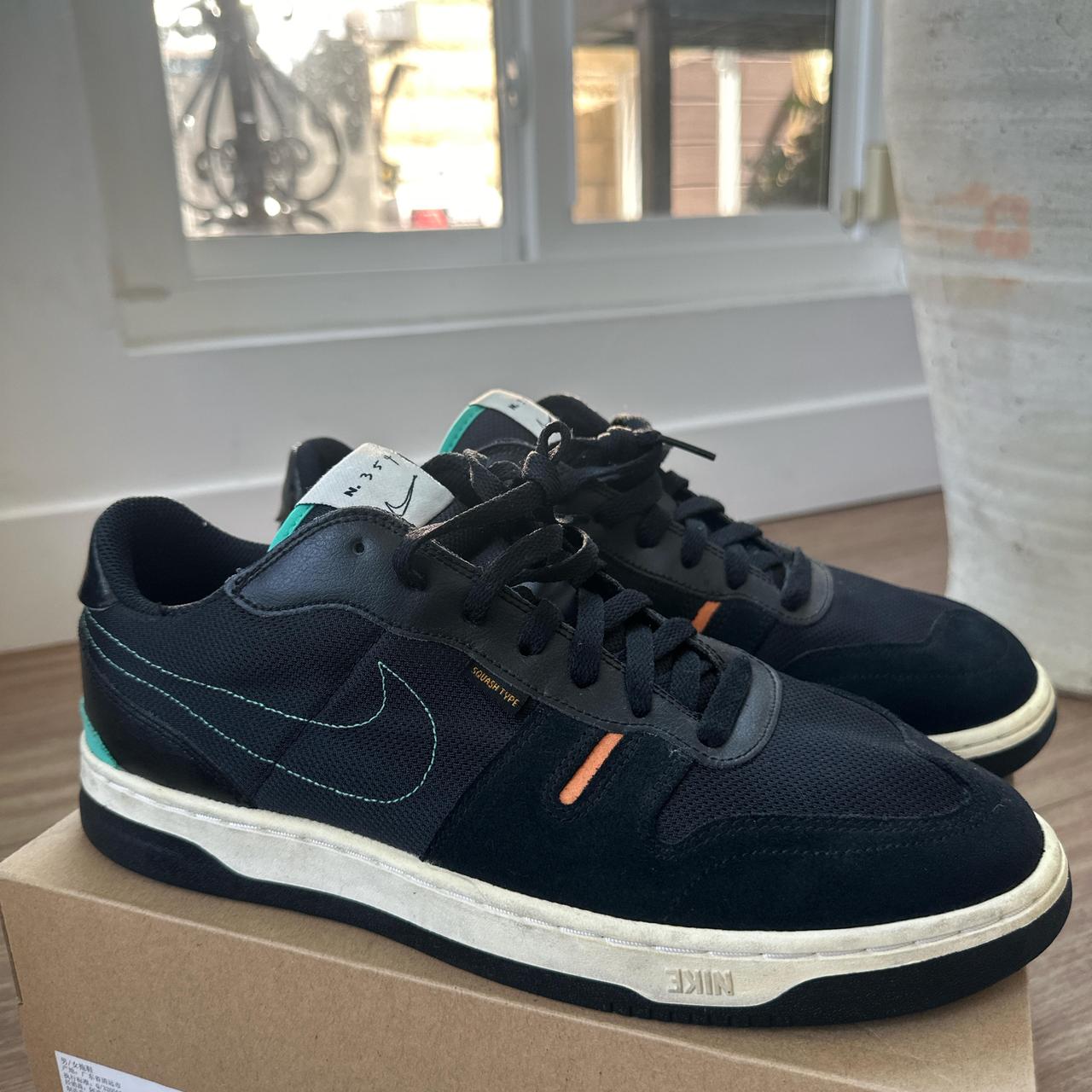 Nike Squash Type Black Orange Nike Squash Type Black Menta
