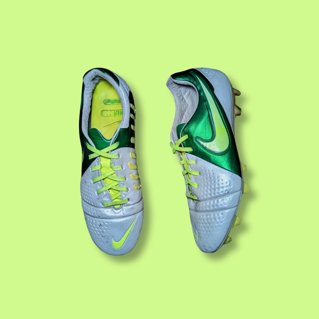 nike ctr360 white green