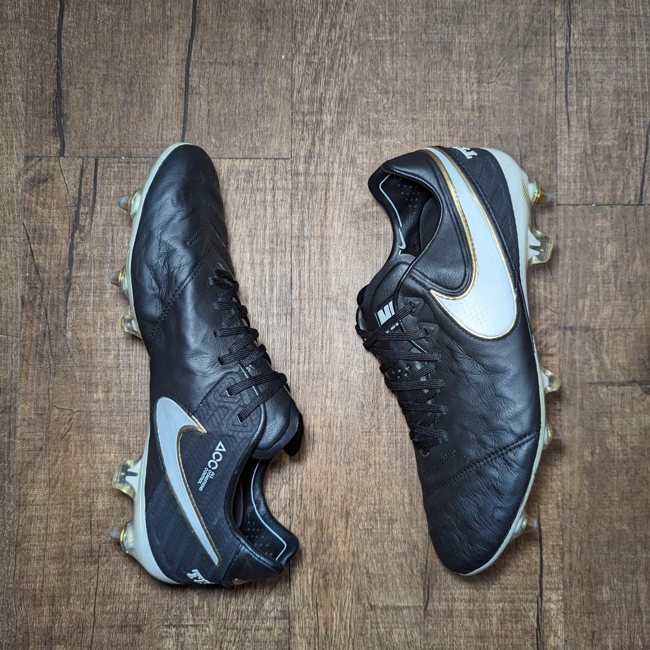 Nike tiempo sale acc black