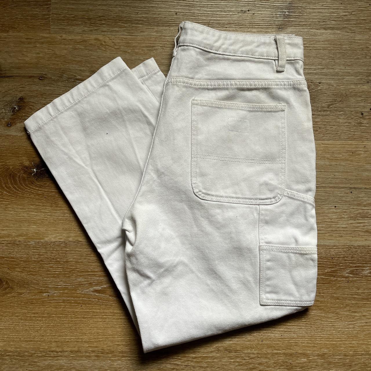 OBEY all white Carpenter pants Size: 32 #skater... - Depop