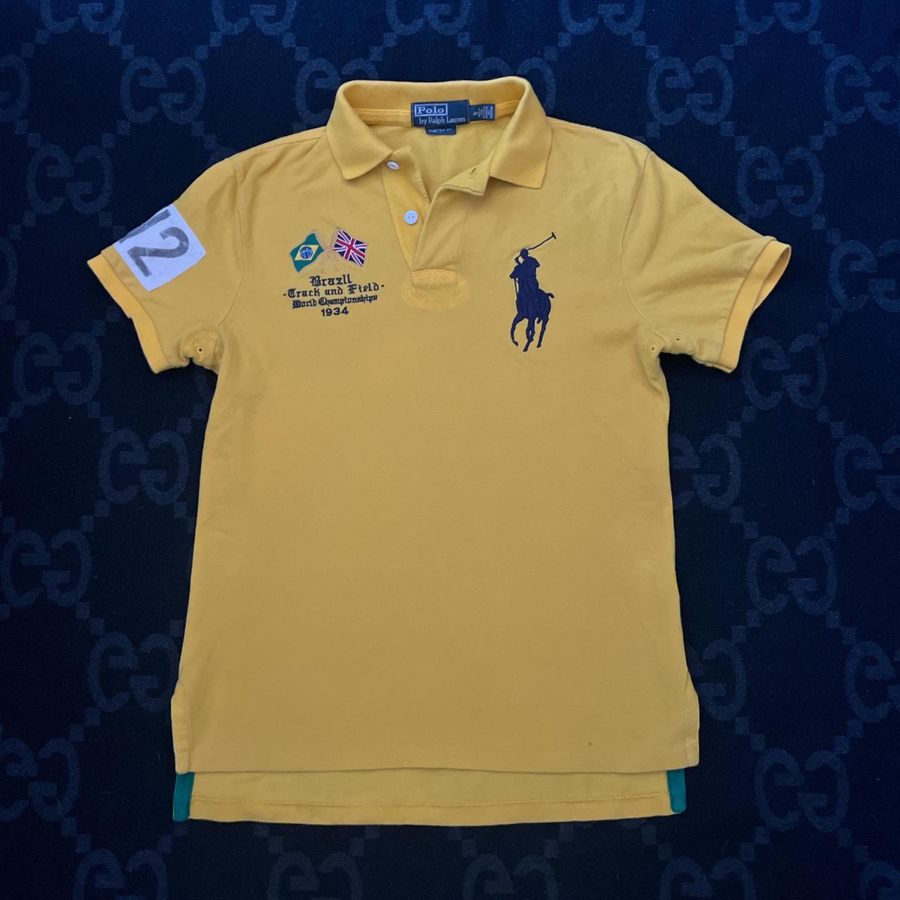 Polo Ralph Lauren Brazil Track Polo Size: Men's | Depop