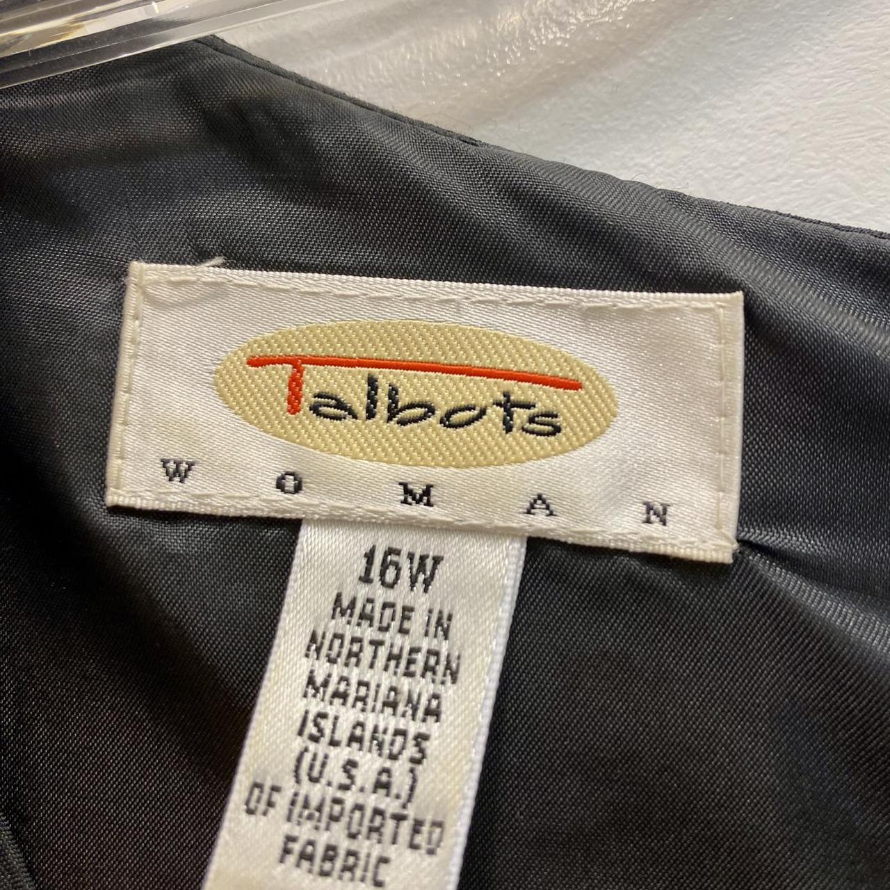 Vintage Talbots Woman Plus Size Black Dress Size - Depop