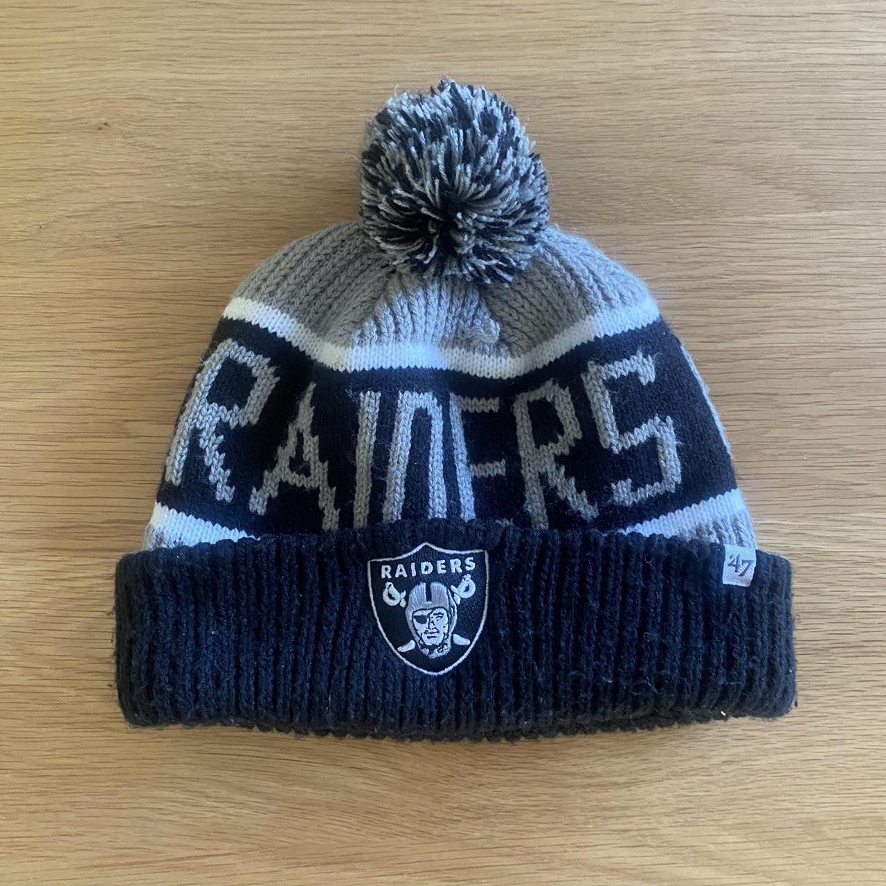 Oakland Las Vegas Raiders 47 Brand Beanie Hat Depop