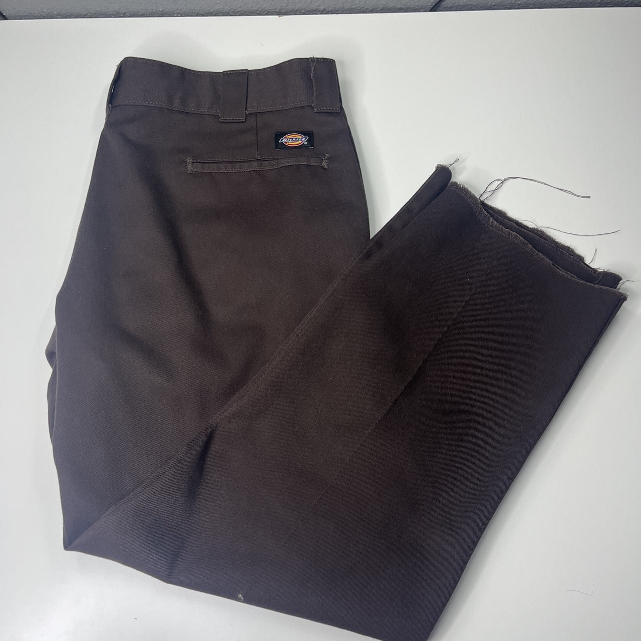 Chocolate brown dickies pants -Size-36:28 -Great... - Depop