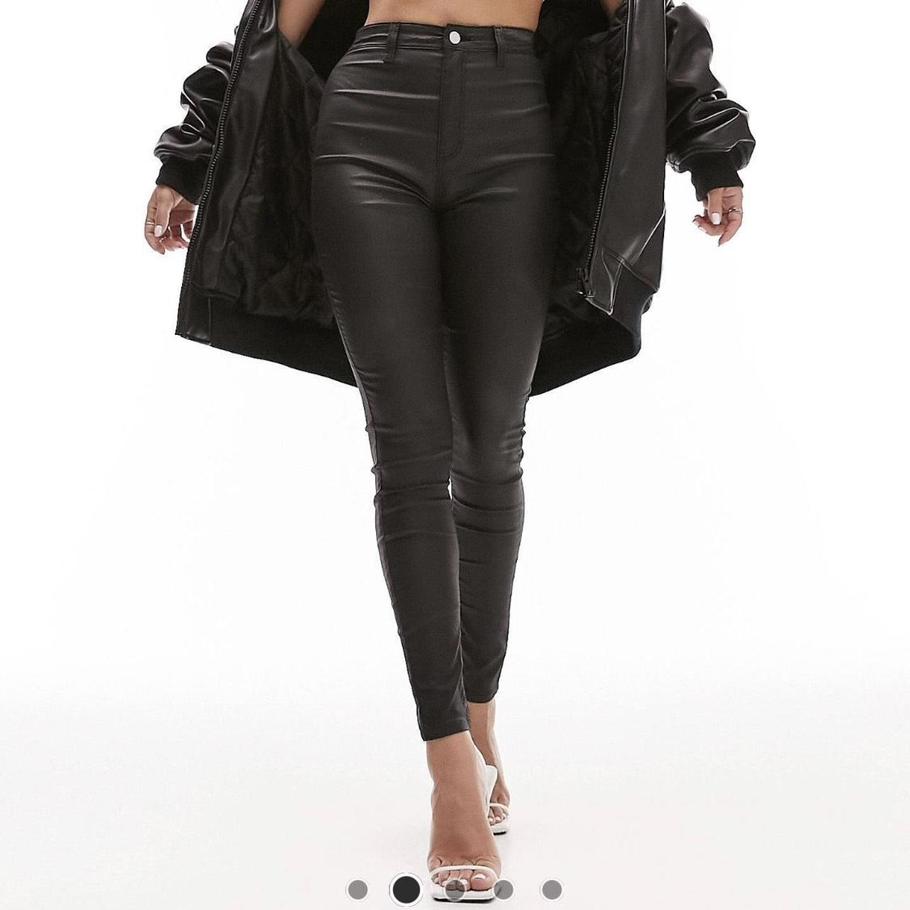 hourglass Joni jeans in coated... Depop