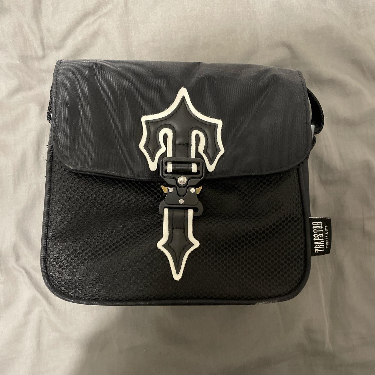 Trapstar bag black in perfect condition, been worn... Depop