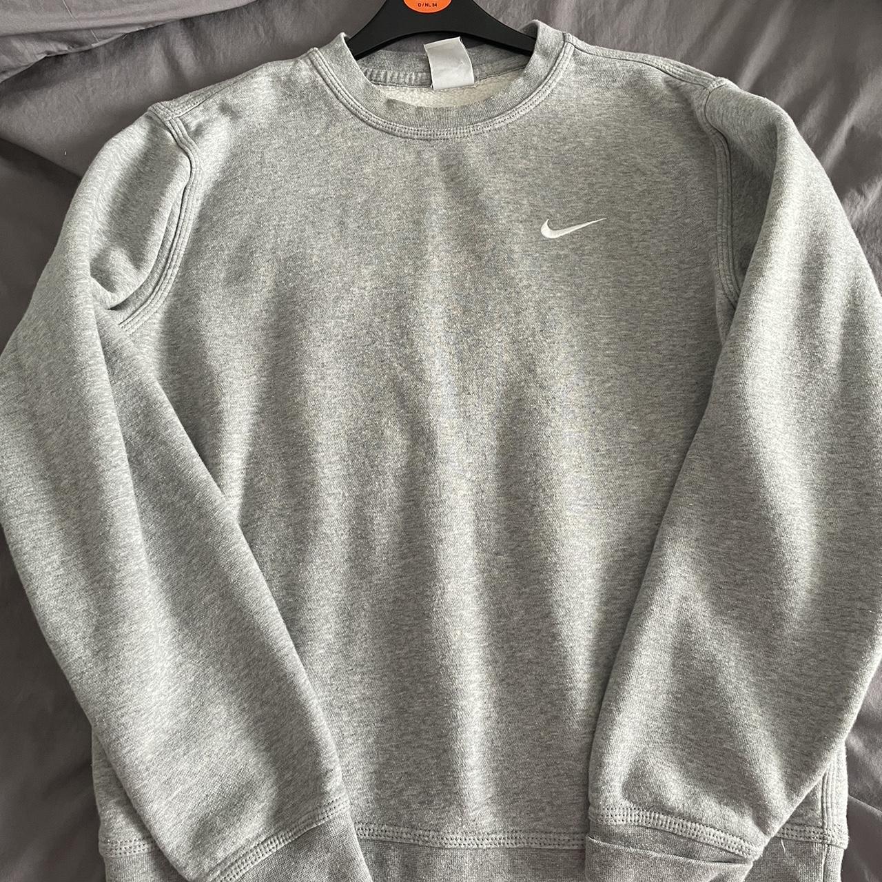 Nike Women's Grey Sweatshirt | Depop
