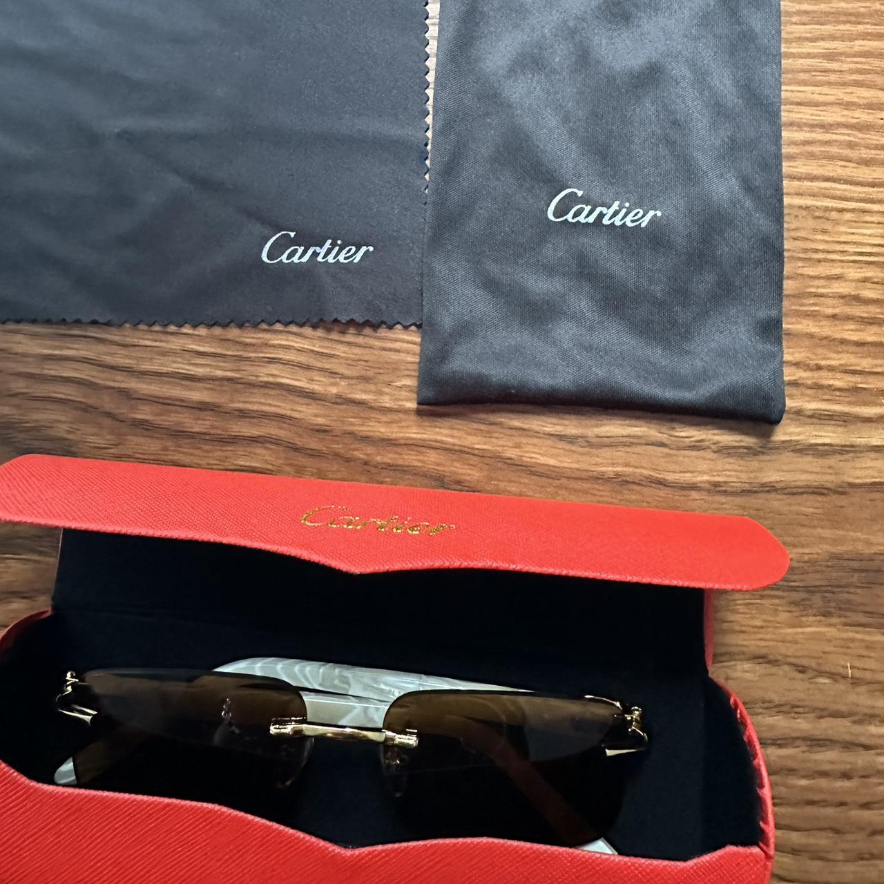Tinted Cartier Buffs. New in box - Depop