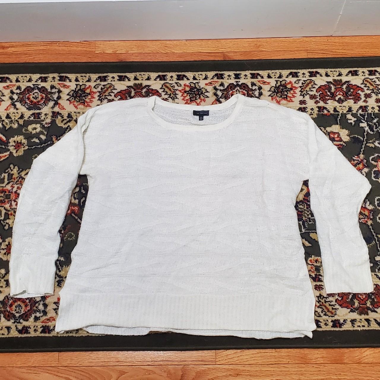 White sweater from the limited Never worn too big