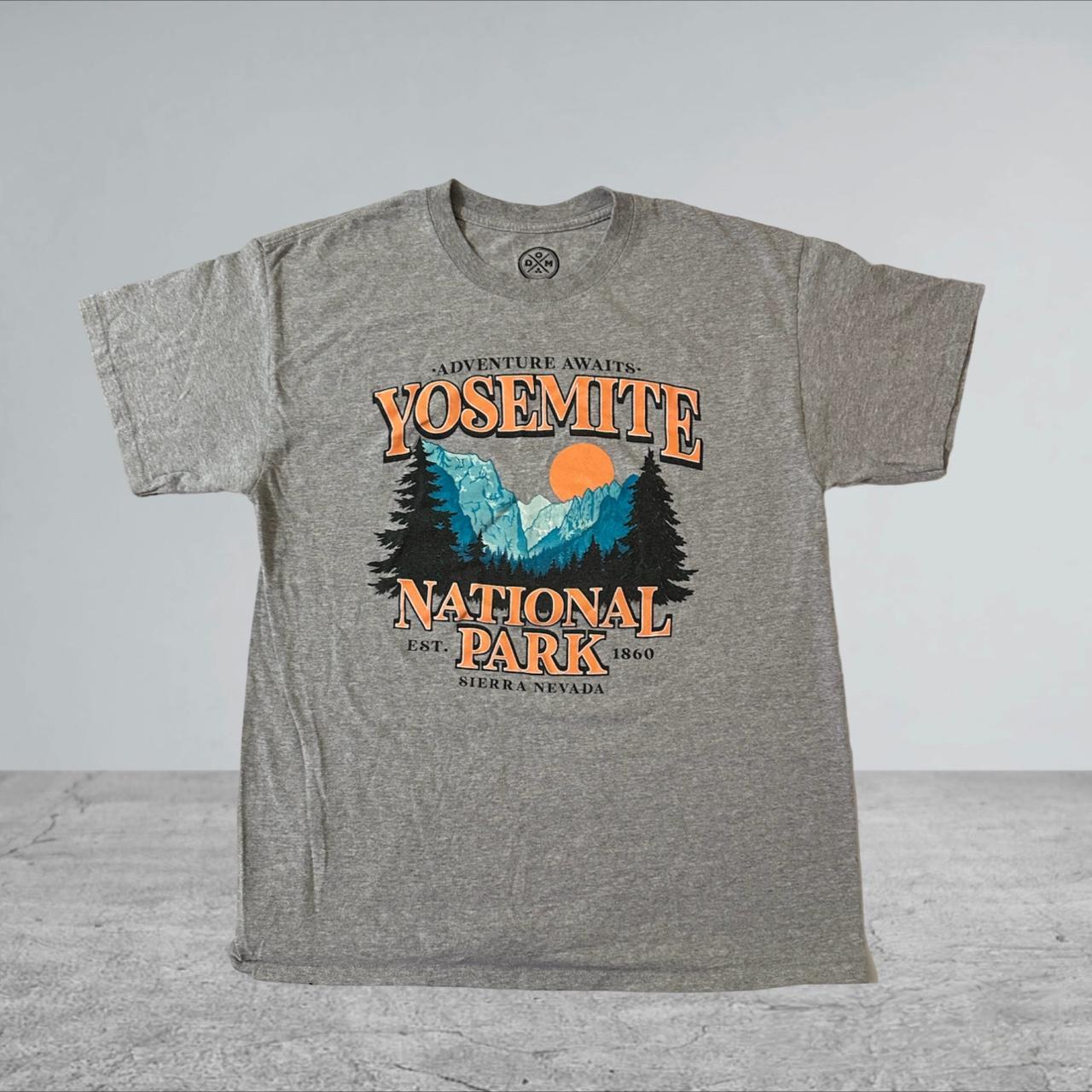yosemite national park grey tshirt large - Depop