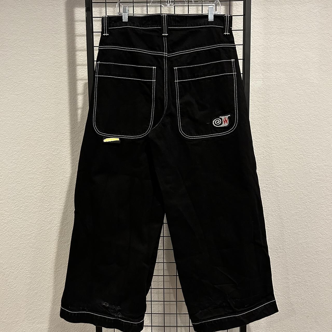 JNCO TWIN CANNON BLACK WIDE LEG JEANS ️ ️DO NOT BUY... - Depop