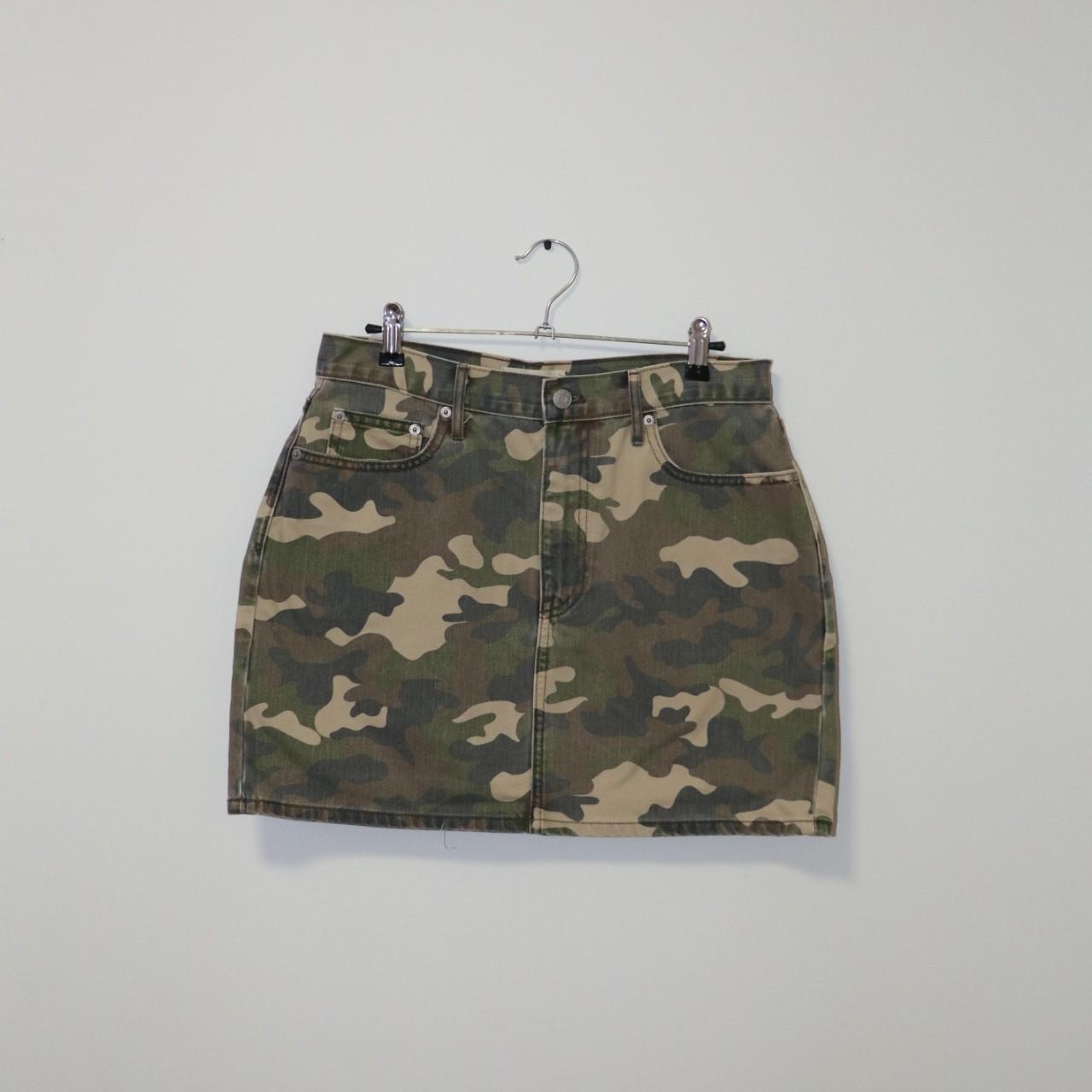 Gap camouflage skirt hotsell