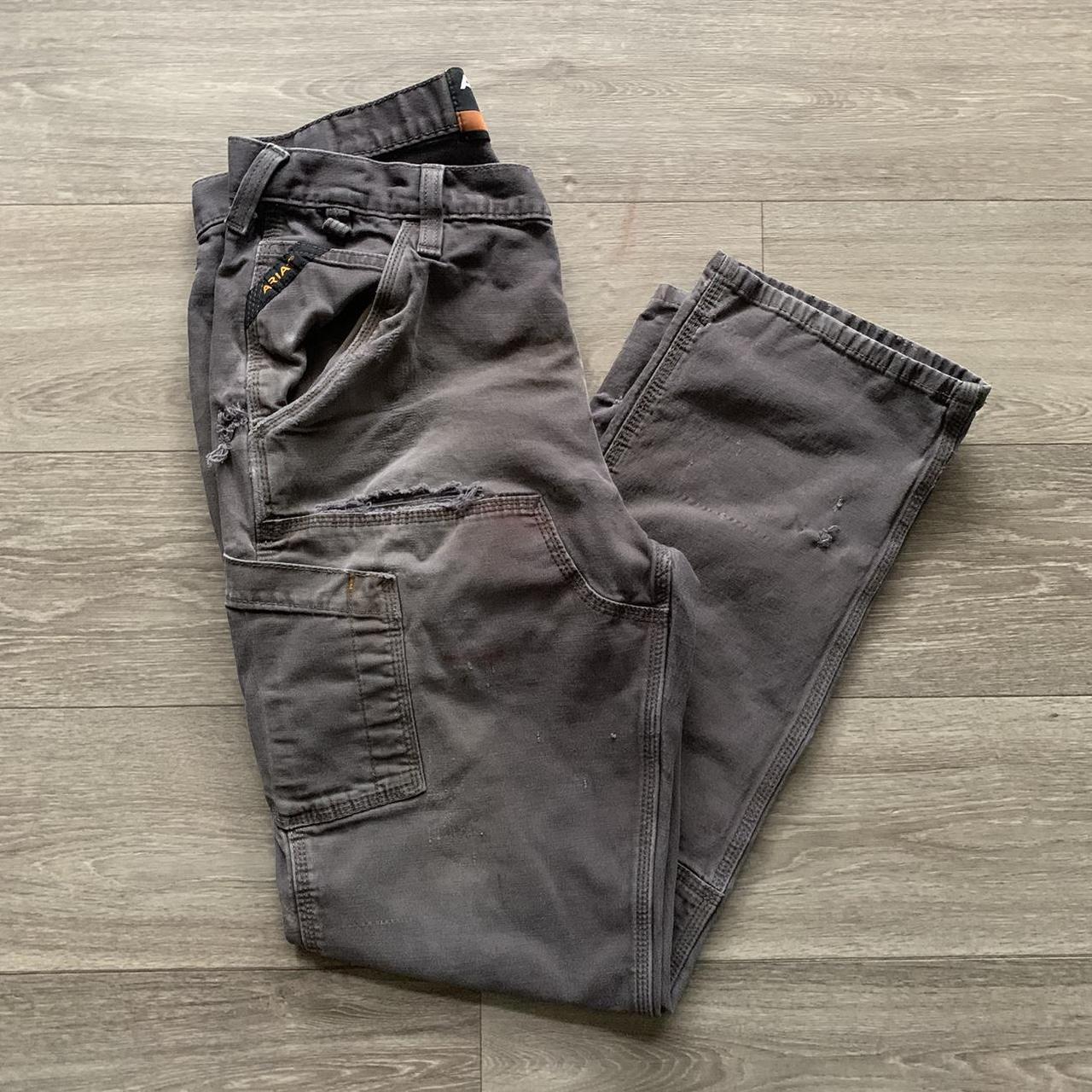 Ariat Double Knee Work Pants Size 33x32 Good... Depop