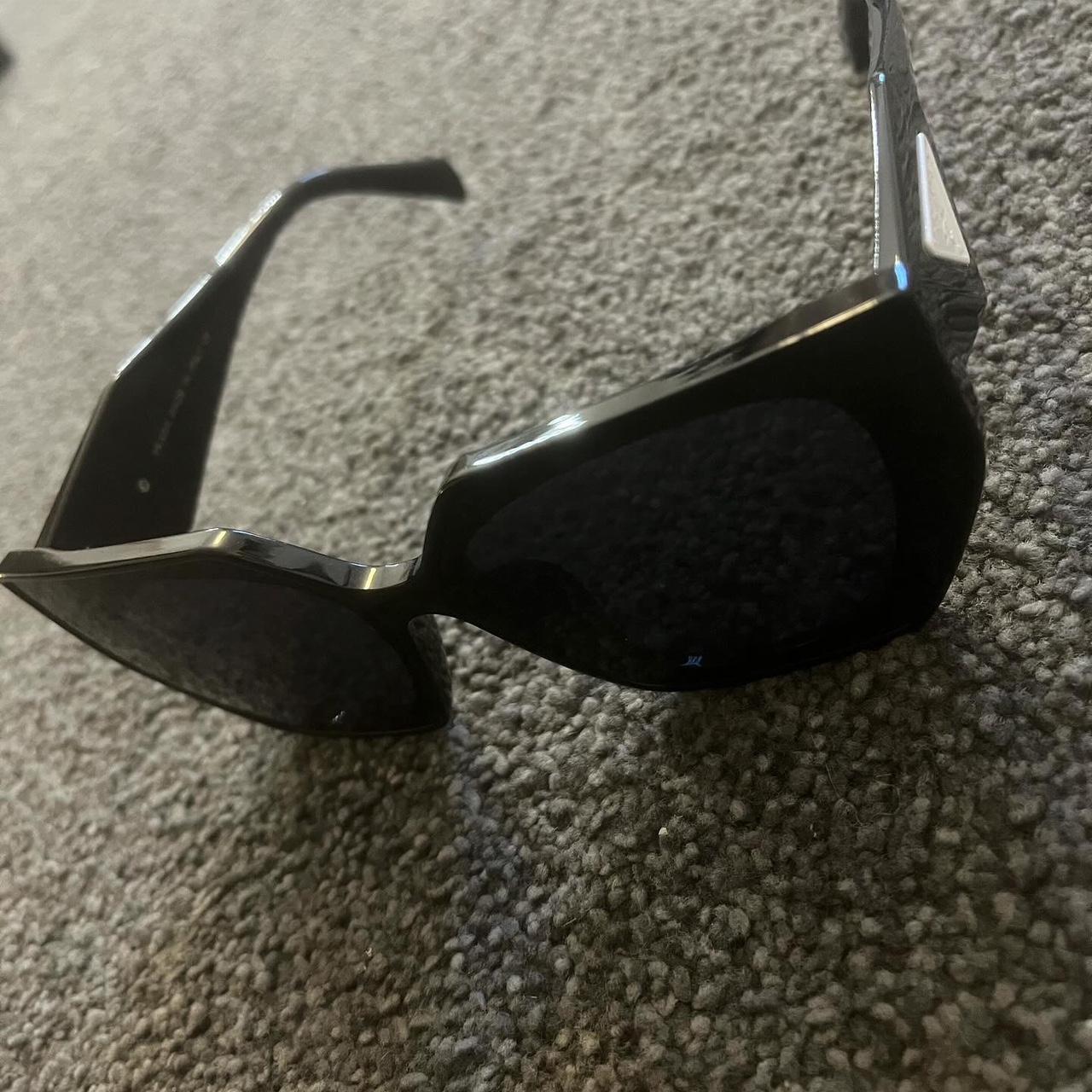 prada sunglasses few scratches but barely visible... - Depop