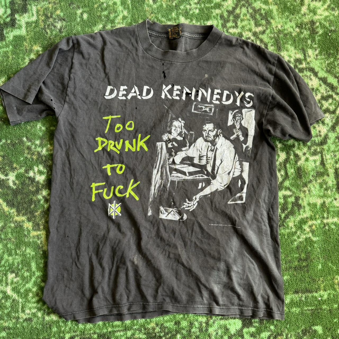ヴィンテージ DEAD KENNEDYS Tシャツ Too drunk to fuck デッド ケネディーズ Tシャツ punk Vintage 80\u0027s Dead Kennedys Too Drunk To Fuck T-Shirt \u2013 Mills