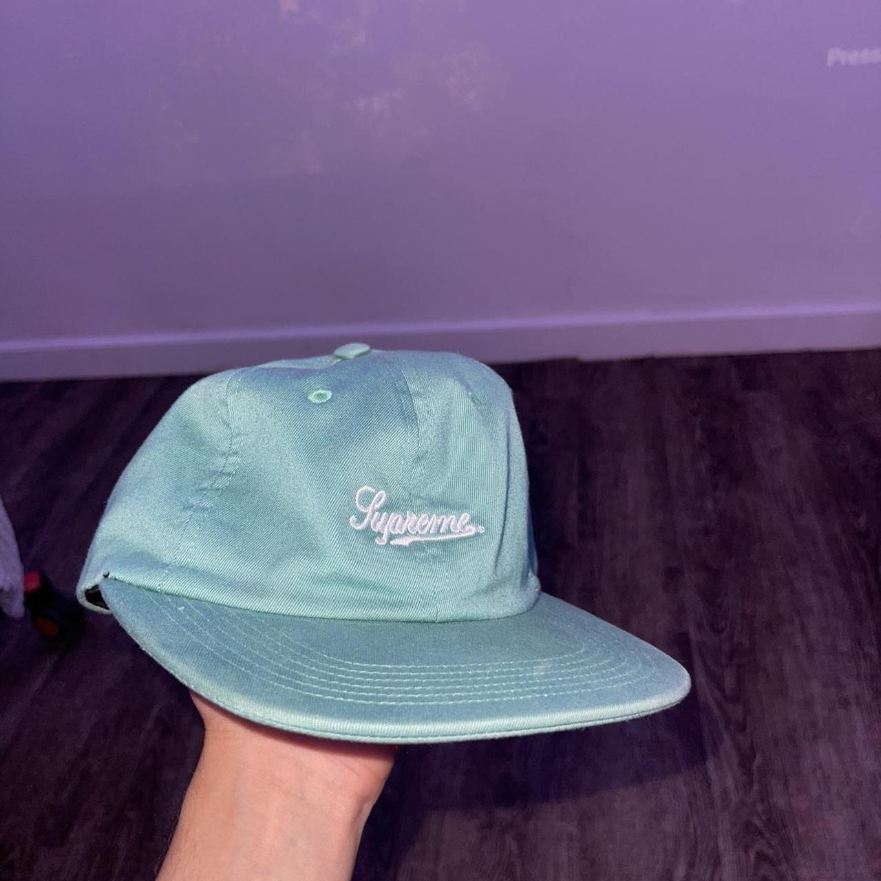 Light blue shop supreme hat