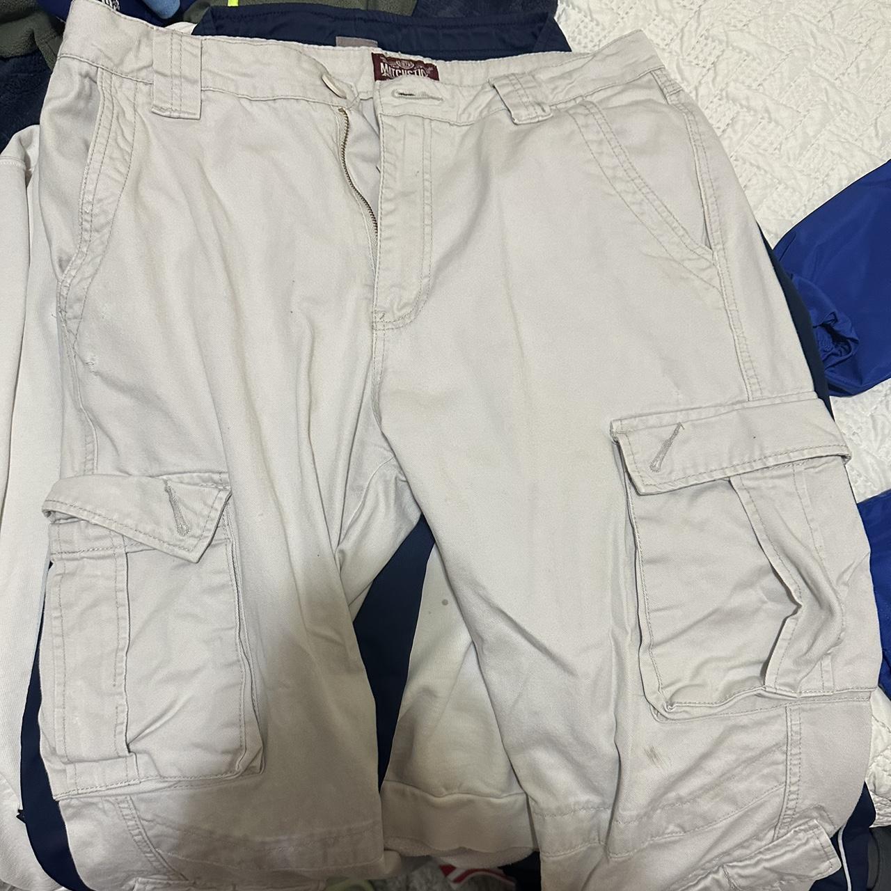 Khaki Cargo Pants - Depop