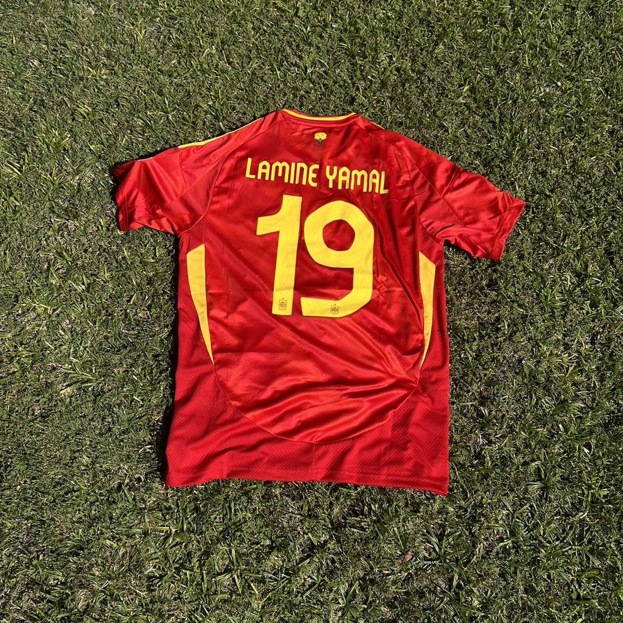 Lamine Yamal Adidas Spain 24/25 Euros Final... - Depop