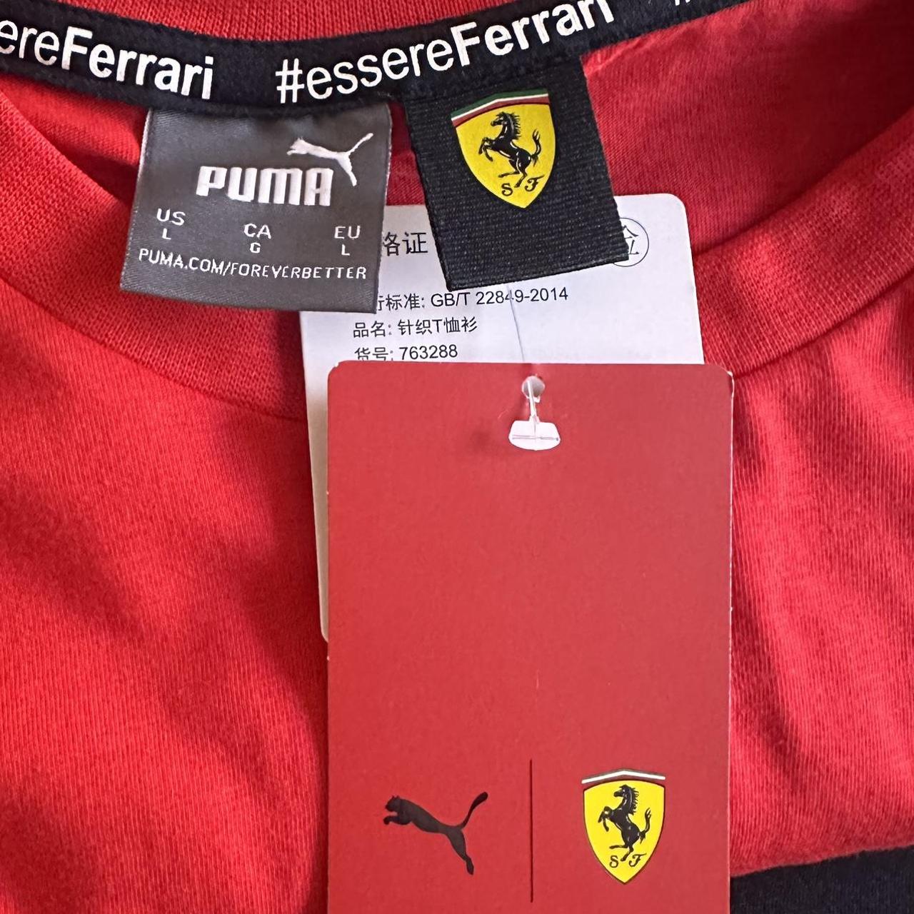 Ferrari Men's Red and Black T-shirt (3)