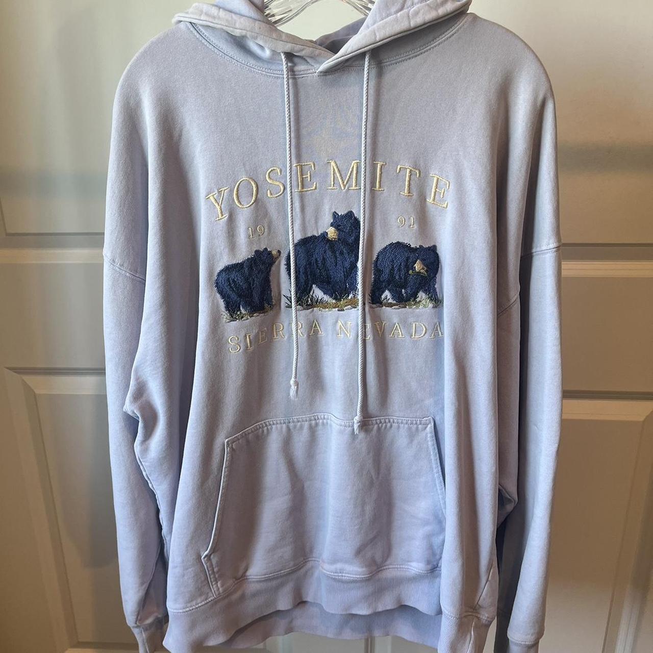 Brandy Melville/John Galt Oversized Yosemite Hoodie... - Depop