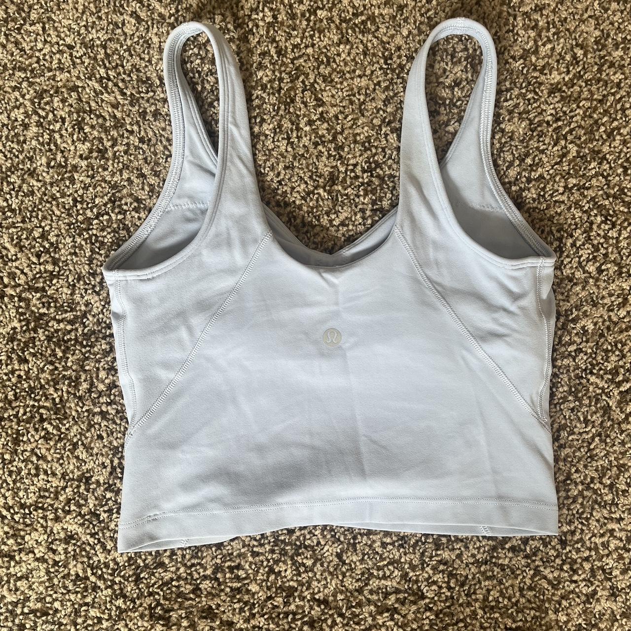 LULULEMON pastel blue align tank top! So cute for... - Depop