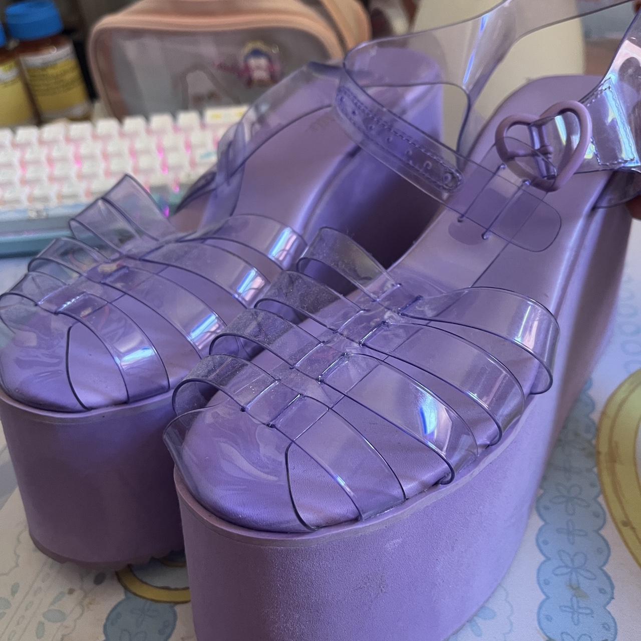 glittering jelly platforms