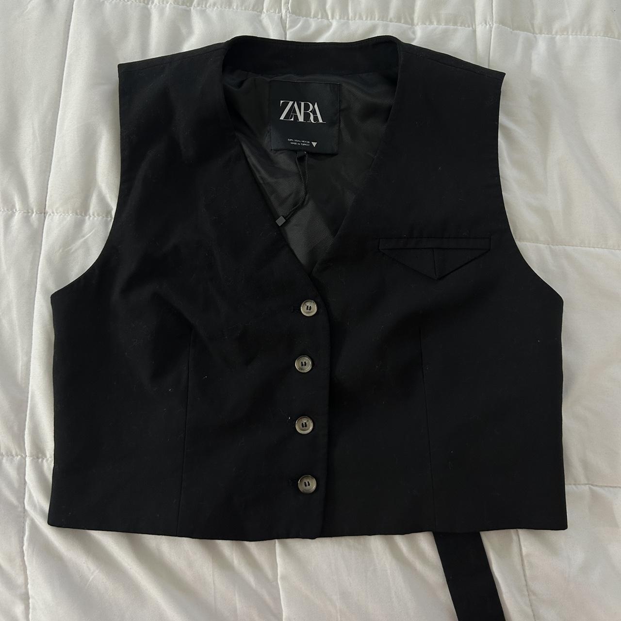 zara suit vest paid 60 super cute and many ways to... Depop