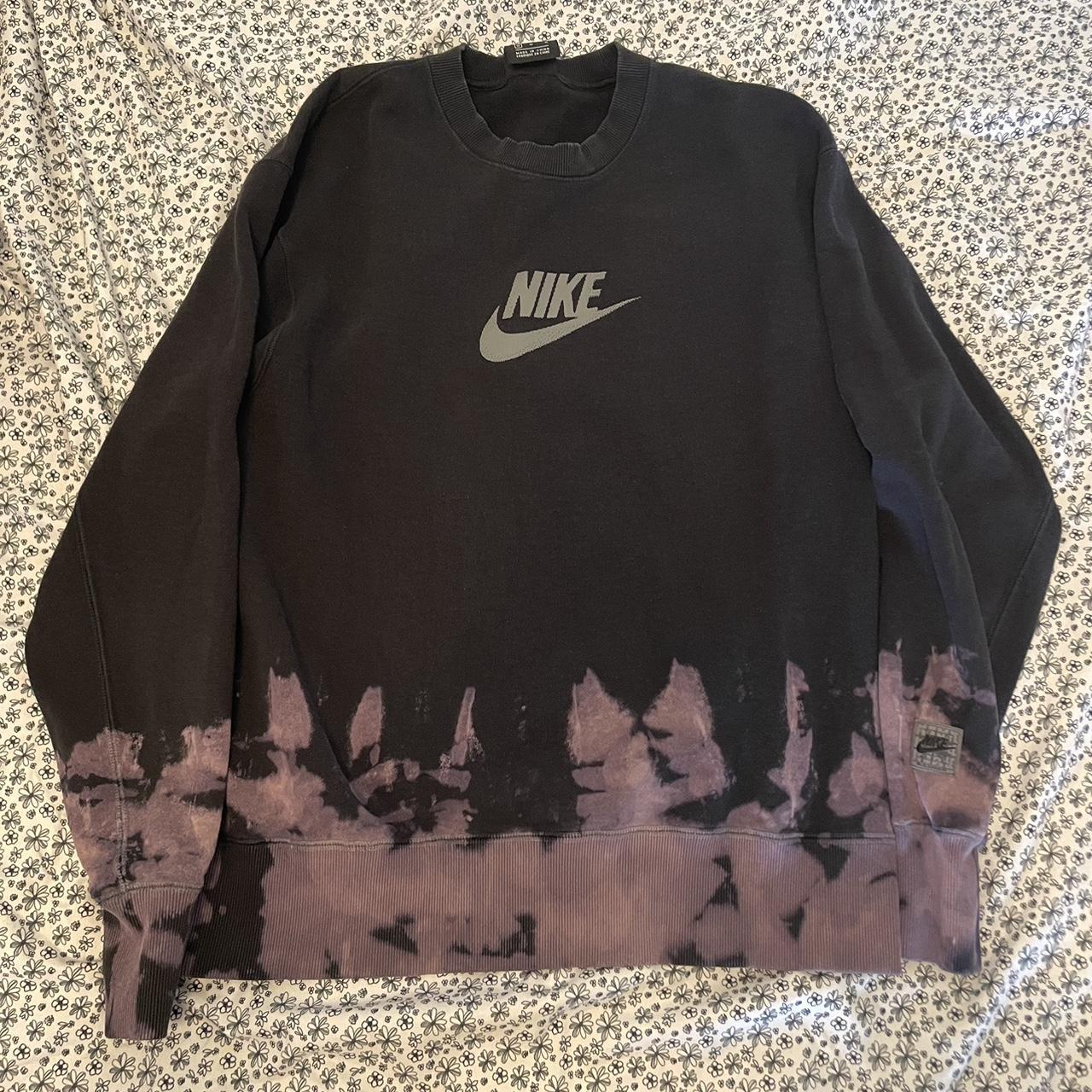 tie dye nike crew neck